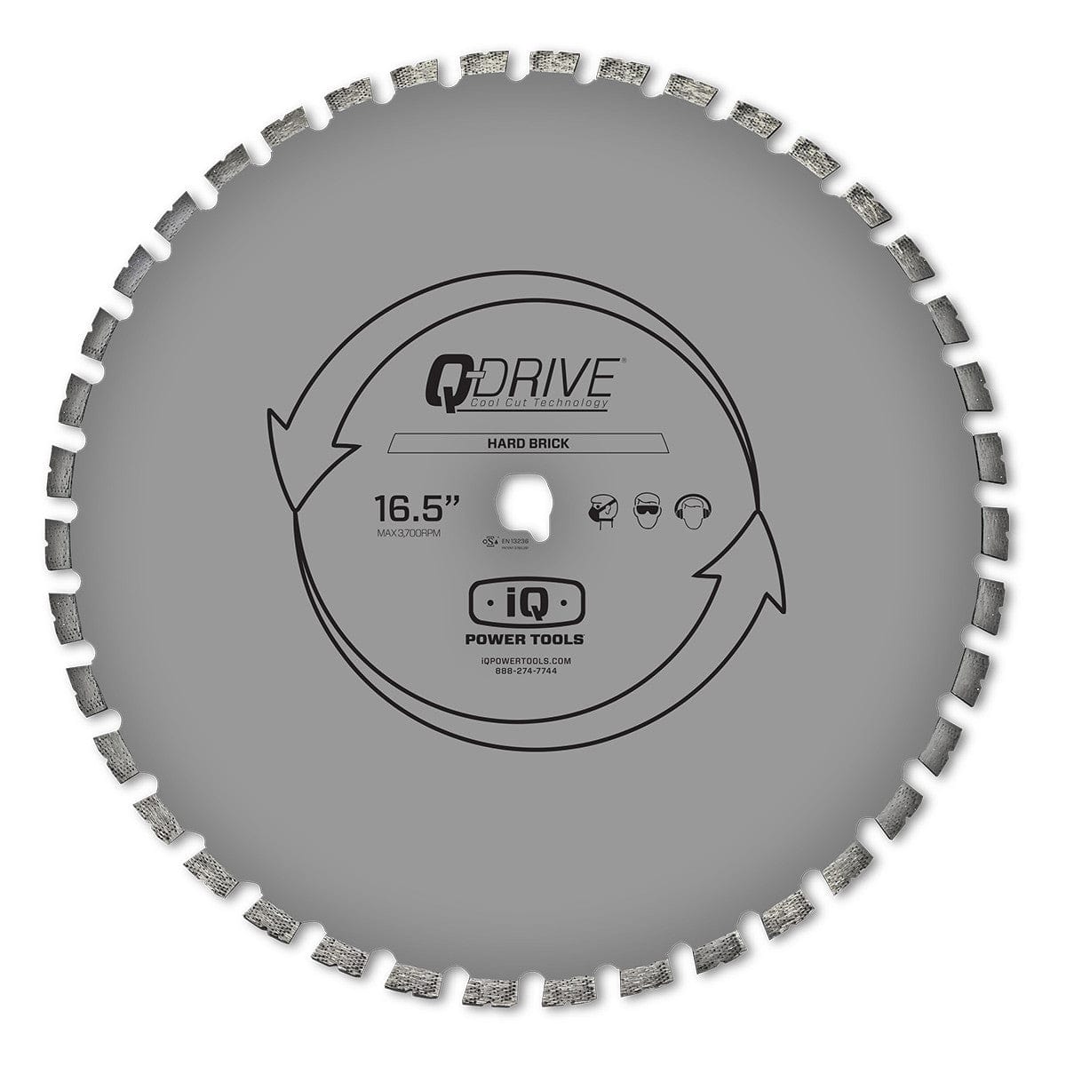 420mm Q-Drive® Arrayed Segmented Hard Material 1 Blade with Silent Core