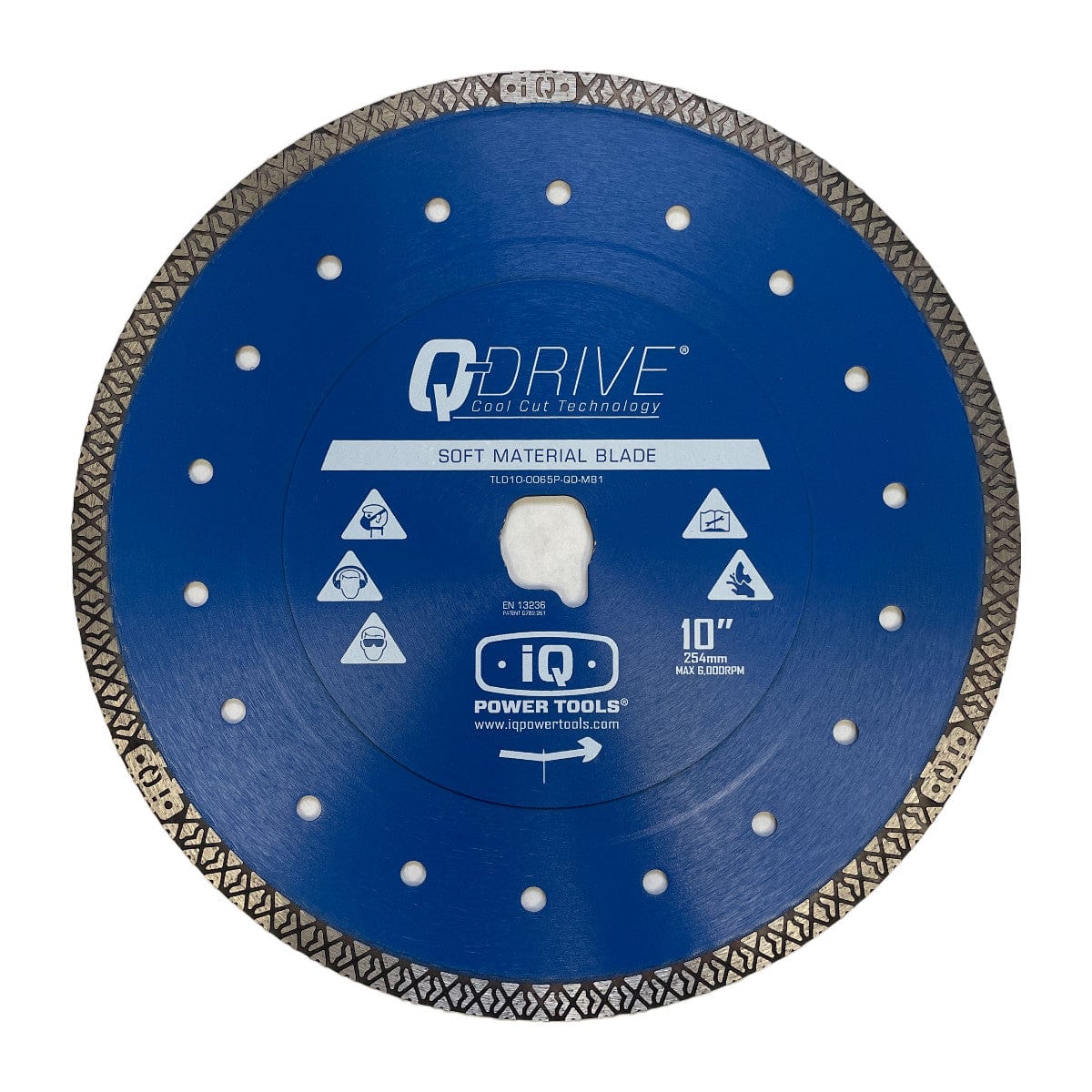 254 مم شفرة من مادة Q-Drive® اللينة