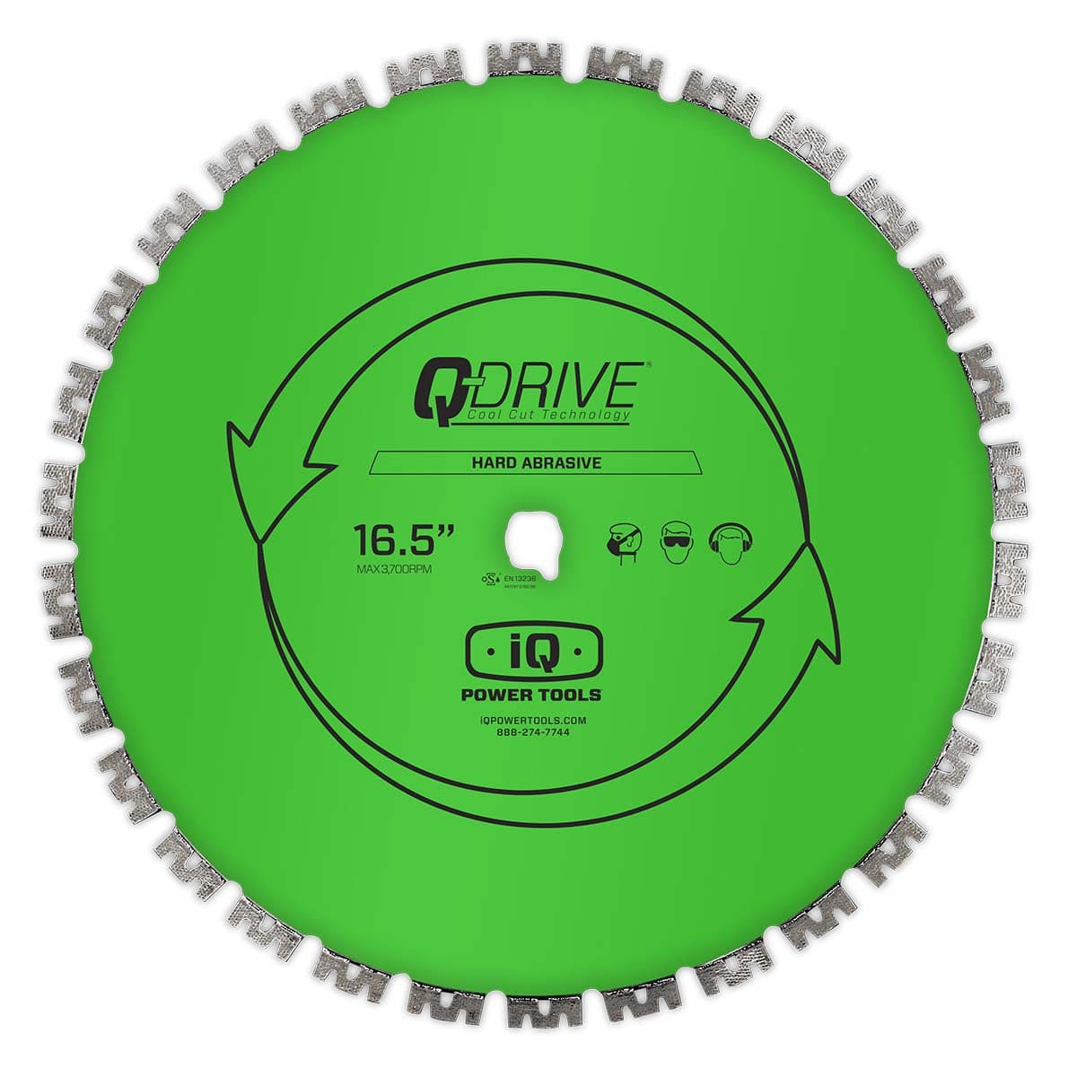 420mm Q-Drive® M Segment Speed Cut Medium Hard Combo Blade