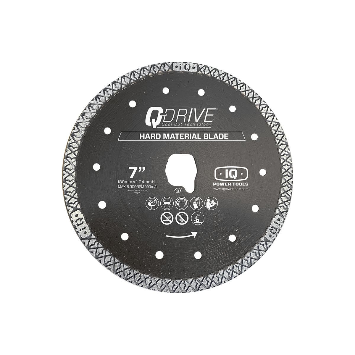 180mm Q-Drive Hard Material Blade