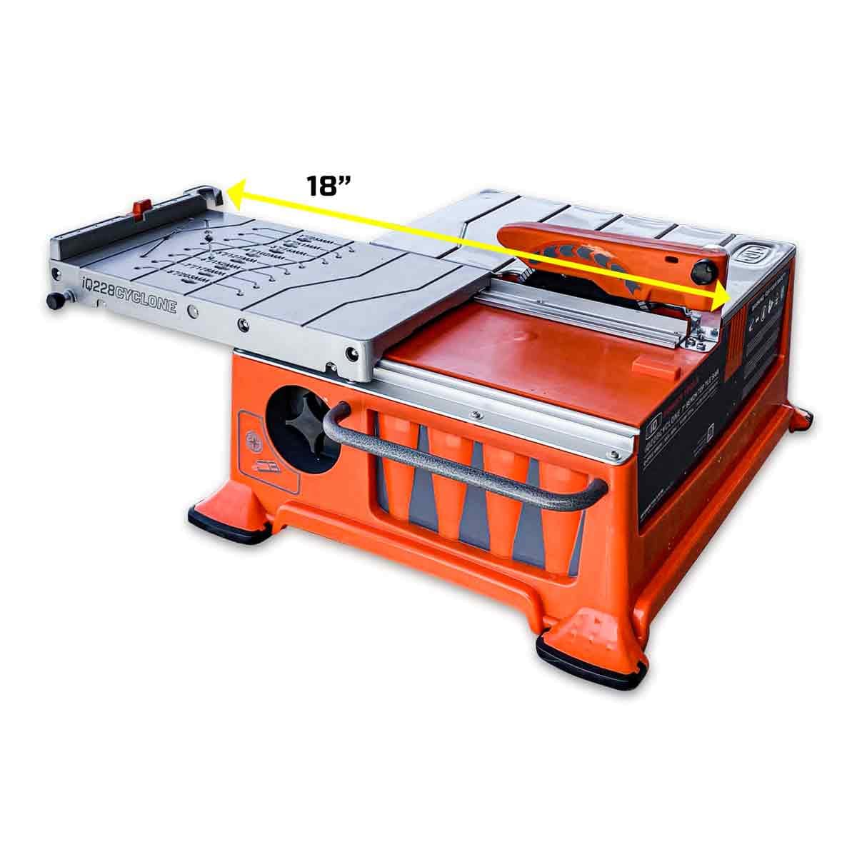 iQ228CYCLONE CE - 180 mm Dry Cut Tabletop Tile Saw