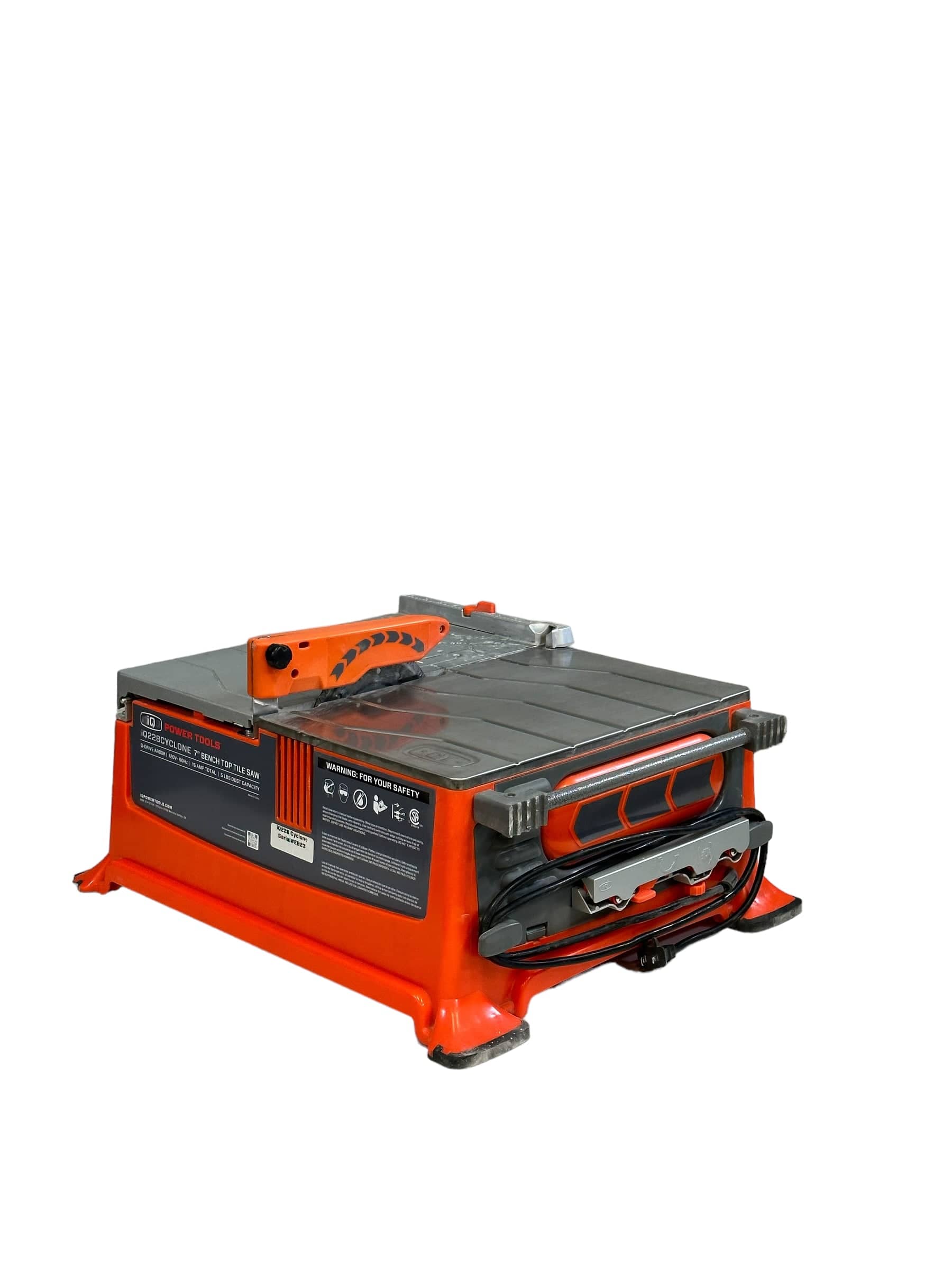 iQ228CYCLONE CE - 180 mm Dry Cut Tabletop Tile Saw